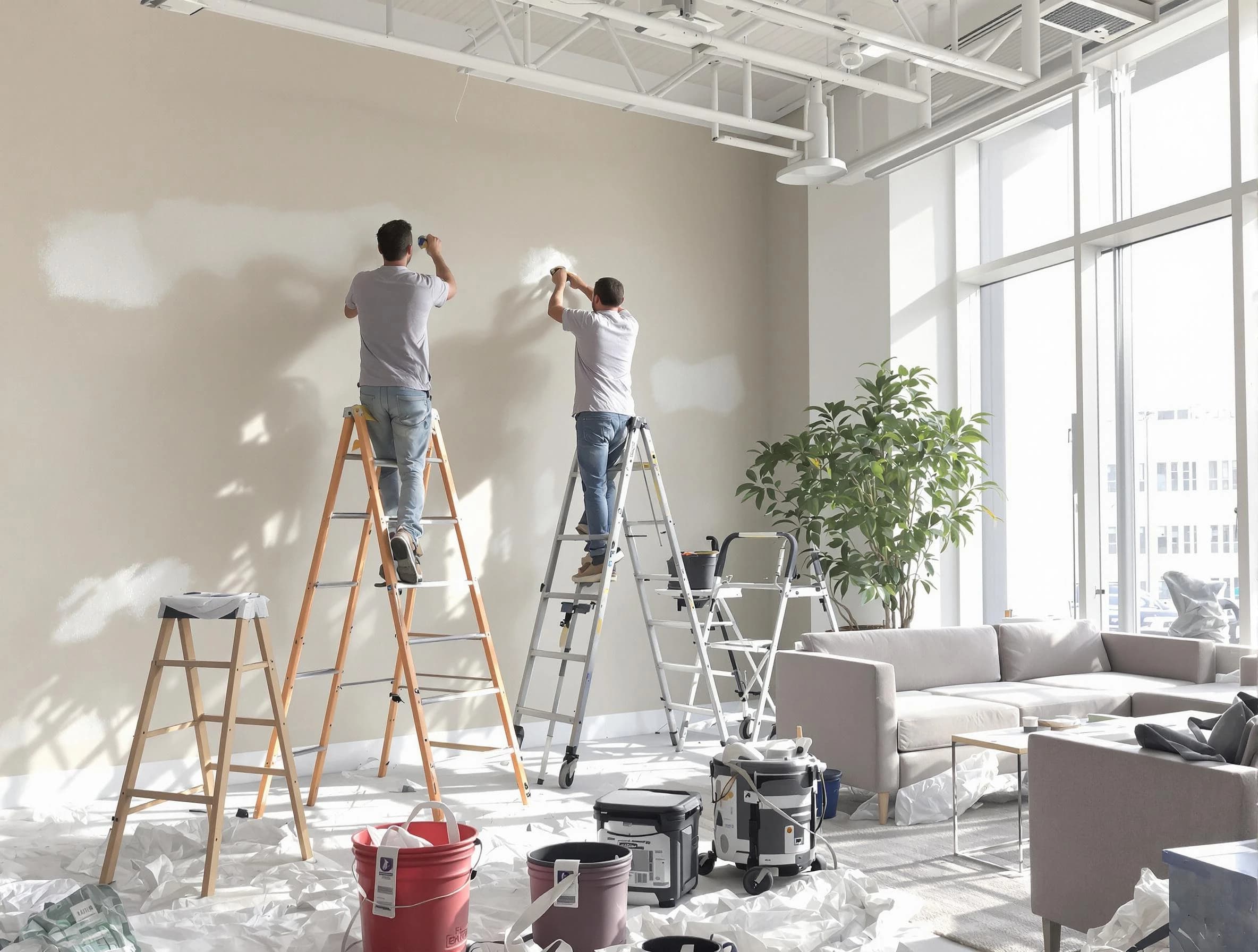 Cleveland House Painters delivering commercial painting services in Cleveland, OH