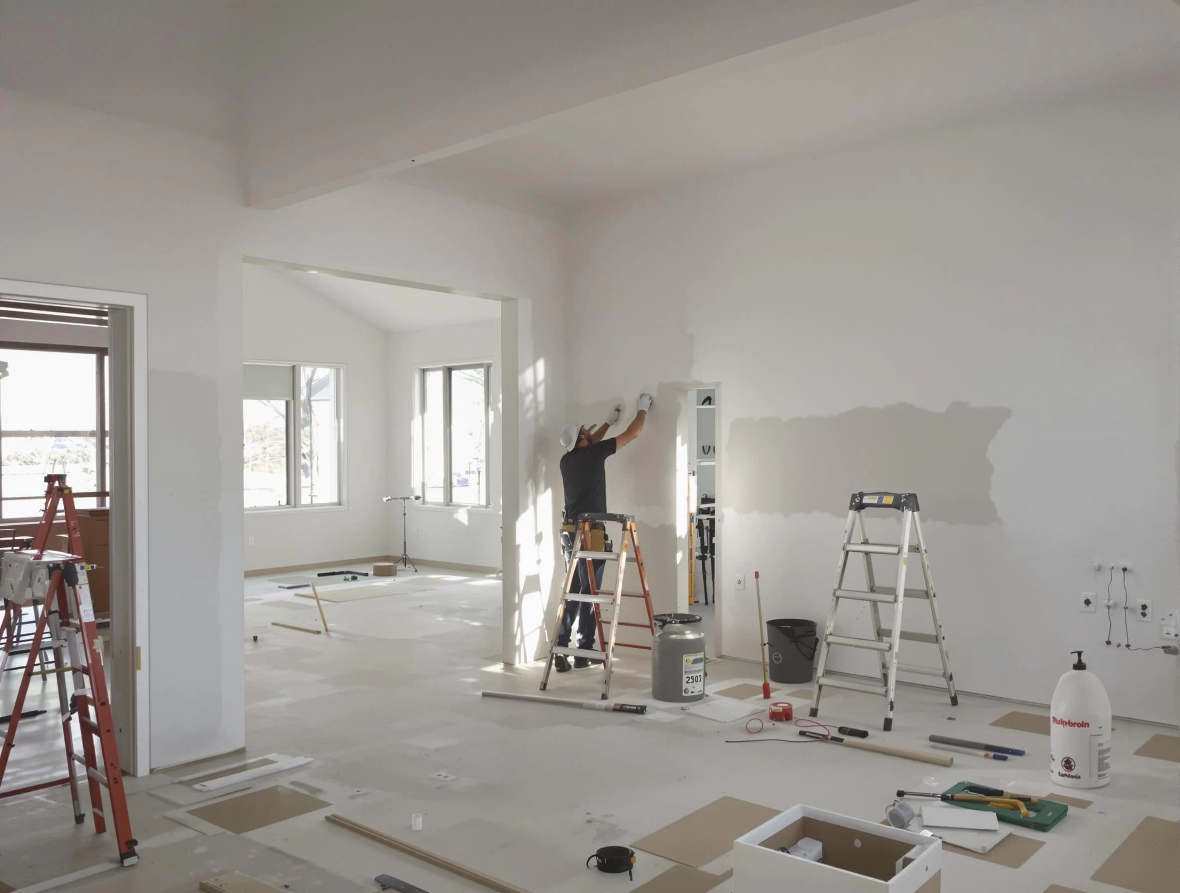 Detailed drywall installation with Cleveland House Painters in Cleveland